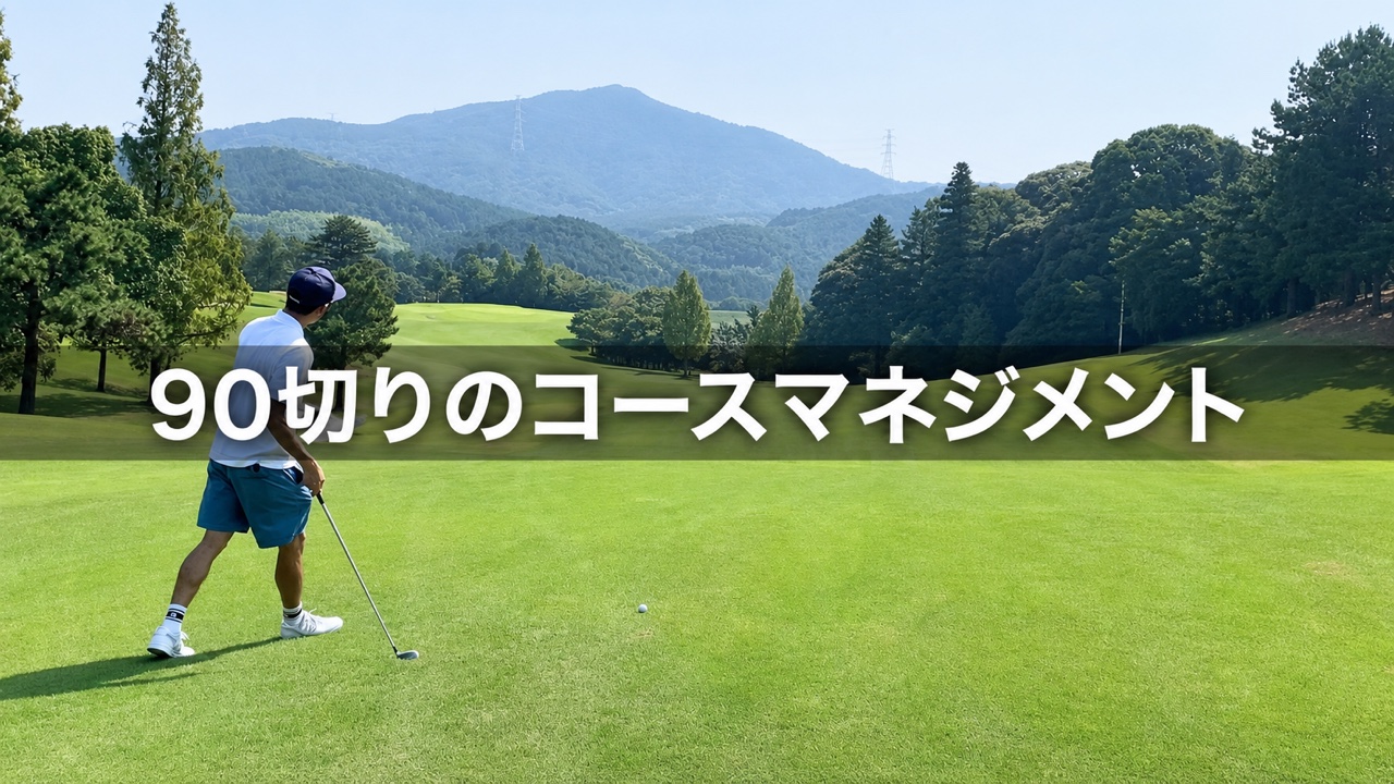 ゴルフで90切りするコースマネジメント｜刻む・攻めるの判断基準