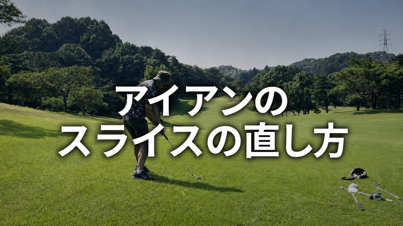 アイアンのスライスの直し方｜右に出る原因を球筋から切り分ける