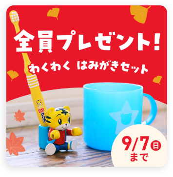 しまじろうのわくわくはみがきセット_こどもちゃれんじ